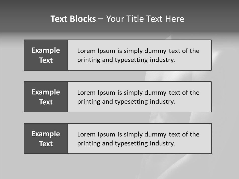 Flex Shoulders Male PowerPoint Template