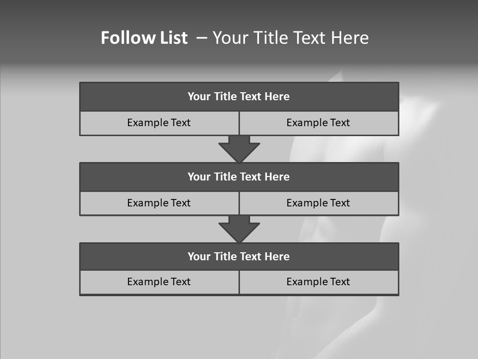 Flex Shoulders Male PowerPoint Template