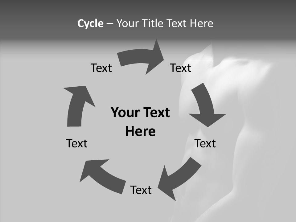 Flex Shoulders Male PowerPoint Template