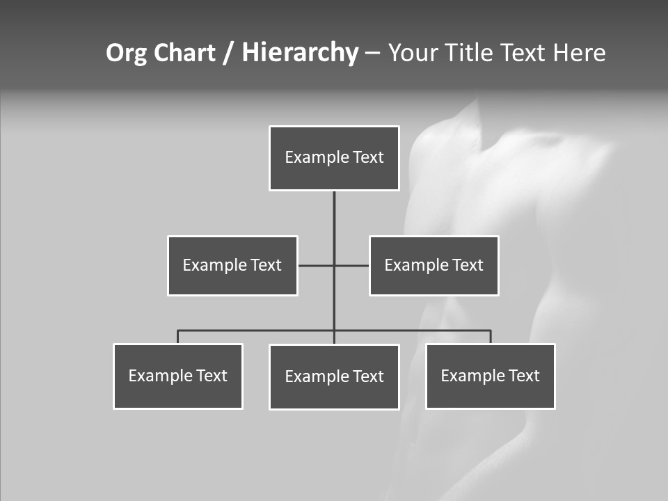 Flex Shoulders Male PowerPoint Template