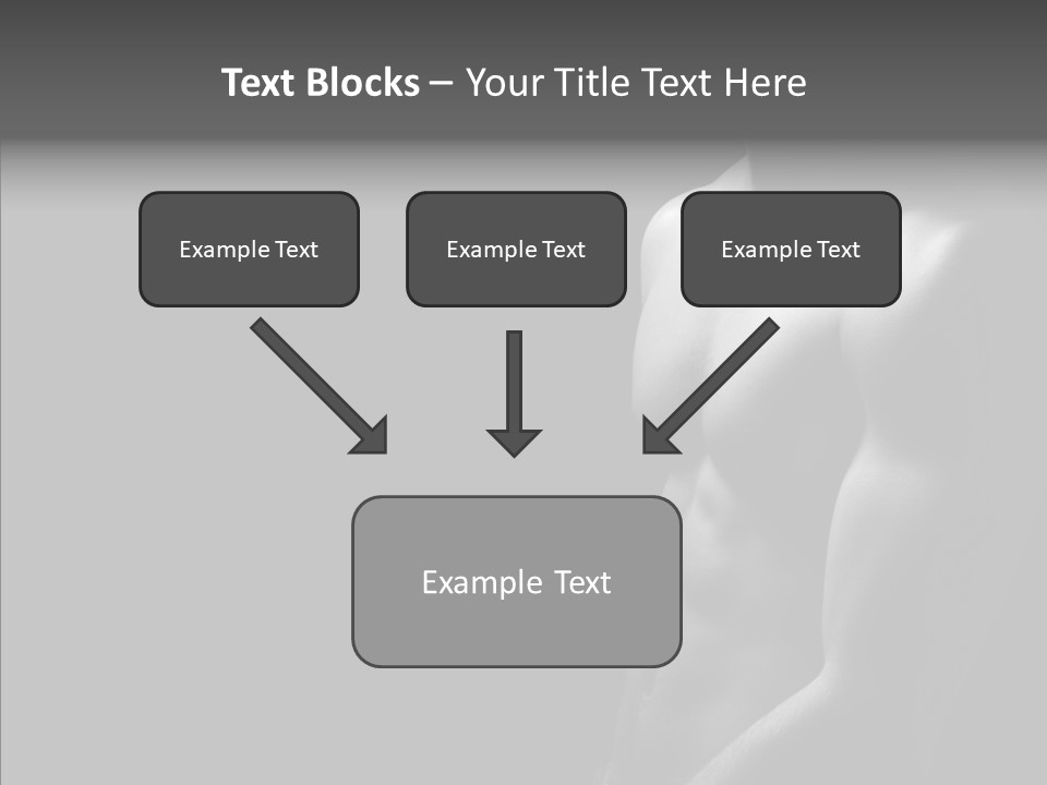 Flex Shoulders Male PowerPoint Template