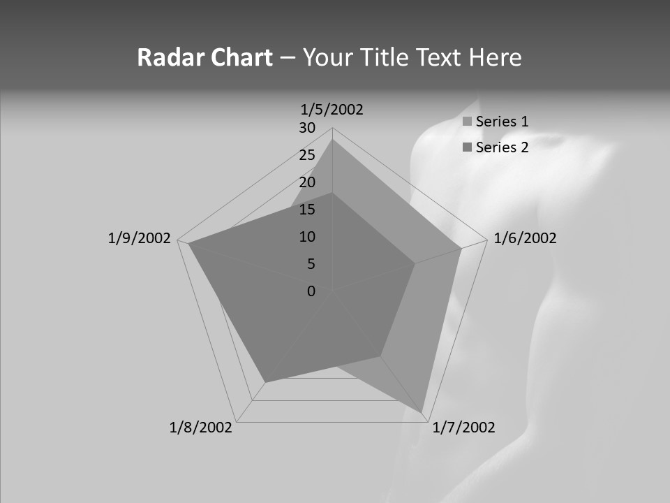 Flex Shoulders Male PowerPoint Template