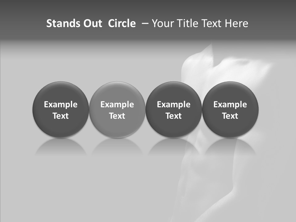 Flex Shoulders Male PowerPoint Template