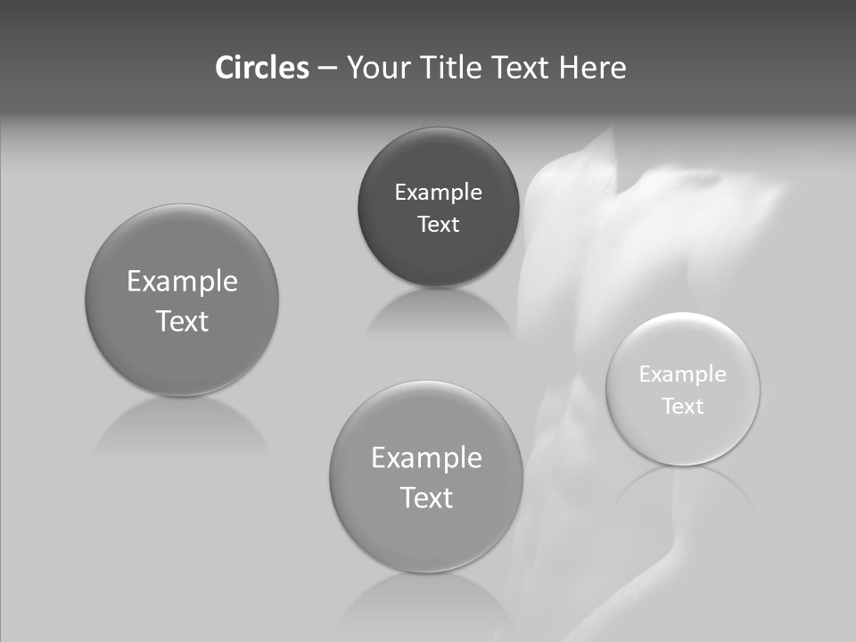 Flex Shoulders Male PowerPoint Template