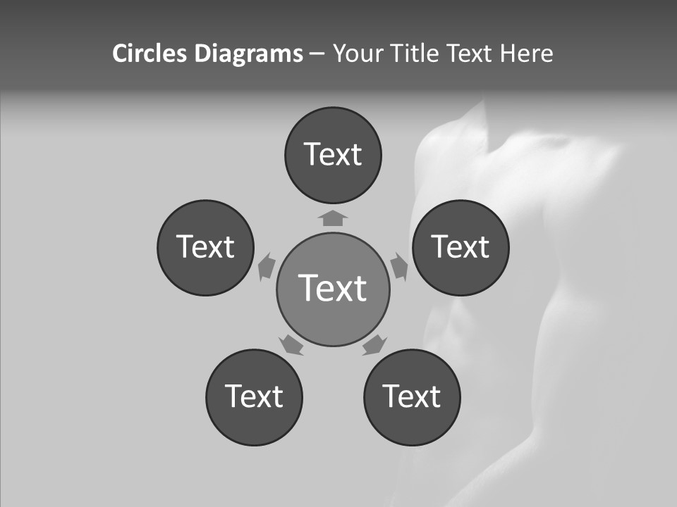 Flex Shoulders Male PowerPoint Template