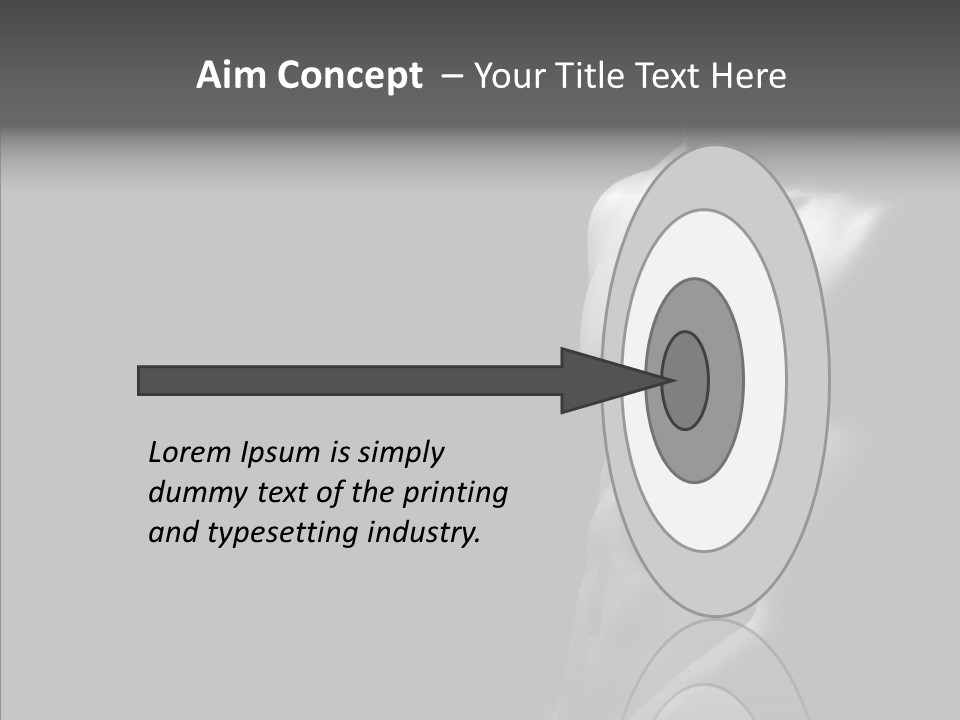 Flex Shoulders Male PowerPoint Template