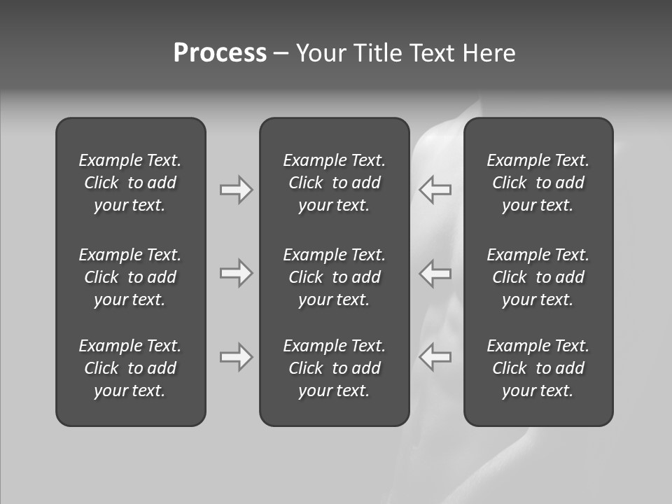 Flex Shoulders Male PowerPoint Template