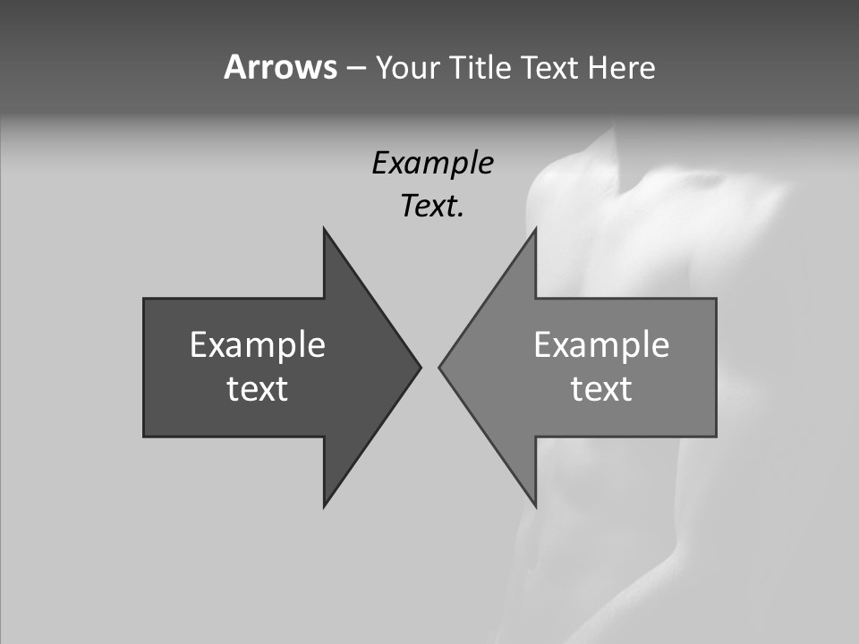 Flex Shoulders Male PowerPoint Template