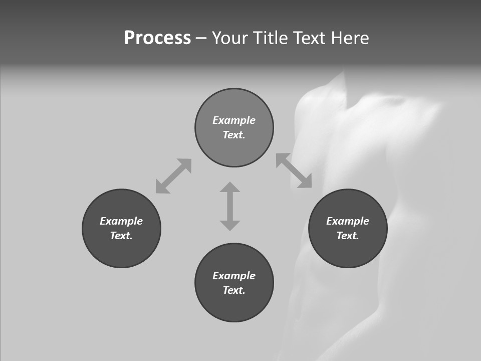 Flex Shoulders Male PowerPoint Template