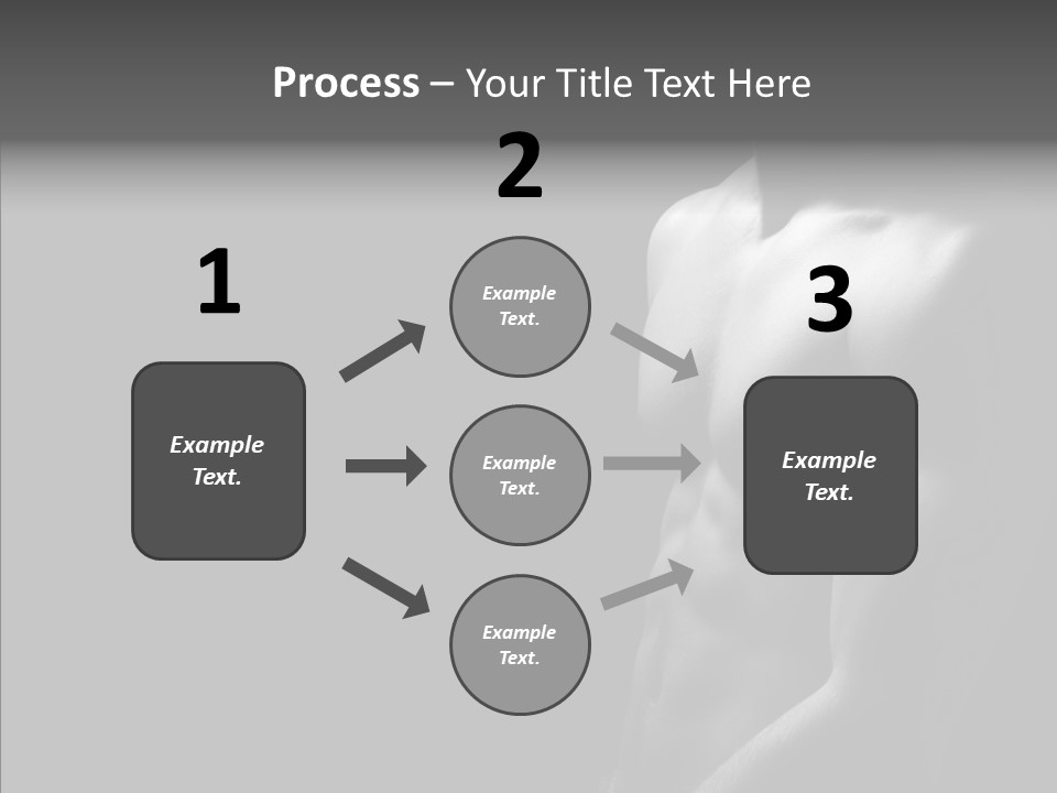 Flex Shoulders Male PowerPoint Template