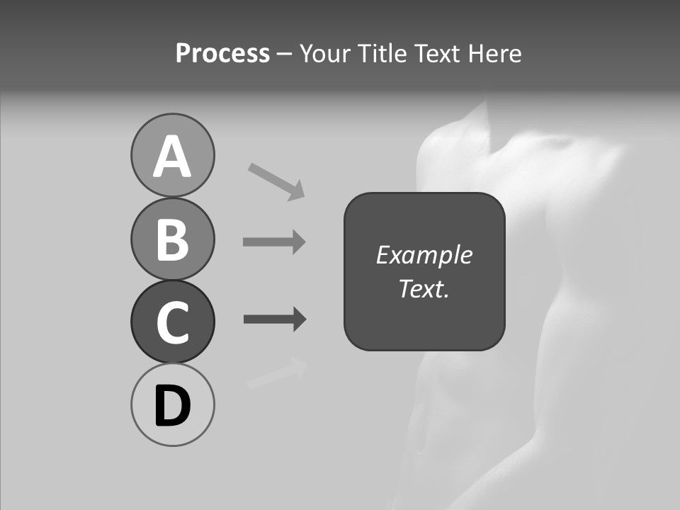 Flex Shoulders Male PowerPoint Template