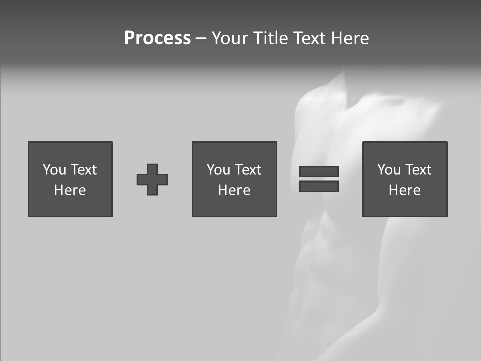 Flex Shoulders Male PowerPoint Template