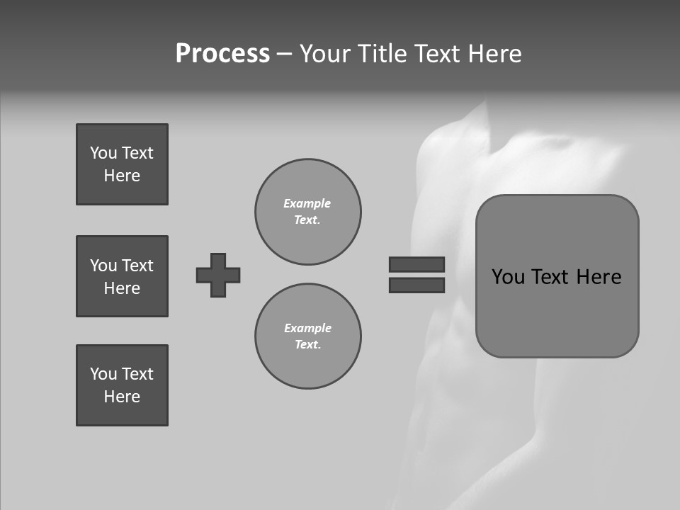 Flex Shoulders Male PowerPoint Template