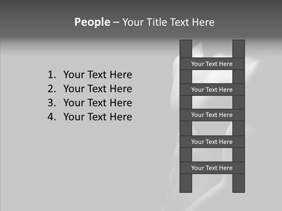 Flex Shoulders Male PowerPoint Template