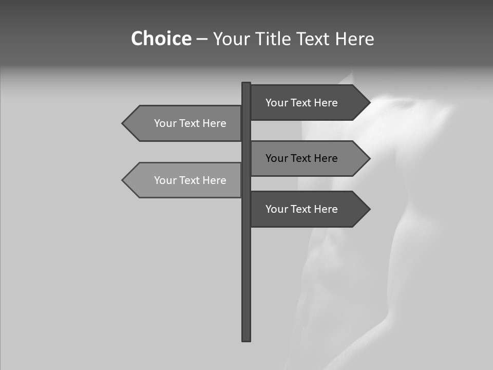 Flex Shoulders Male PowerPoint Template