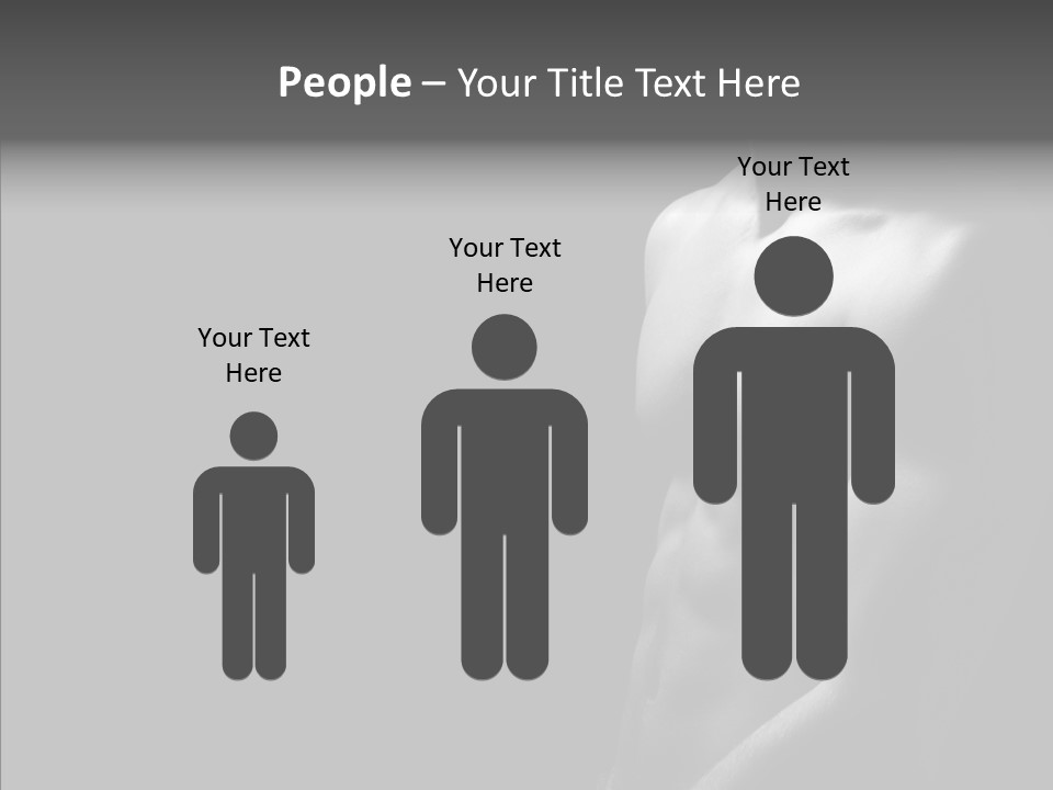 Flex Shoulders Male PowerPoint Template