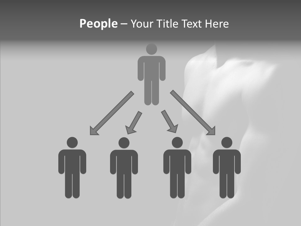 Flex Shoulders Male PowerPoint Template