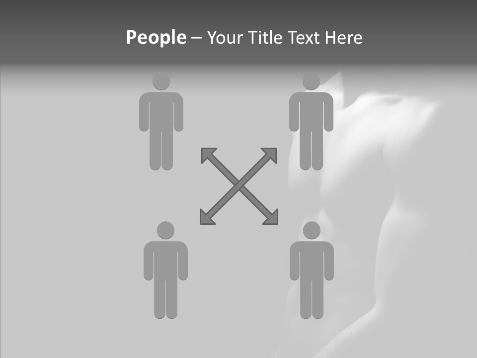 Flex Shoulders Male PowerPoint Template