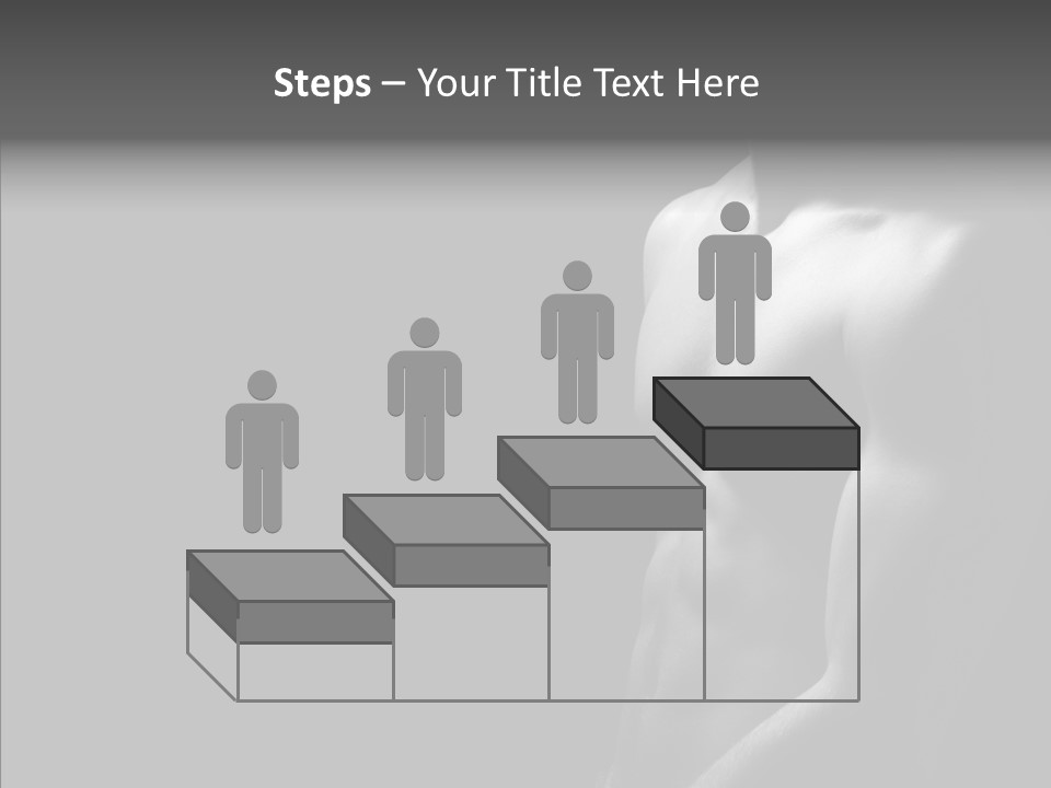 Flex Shoulders Male PowerPoint Template