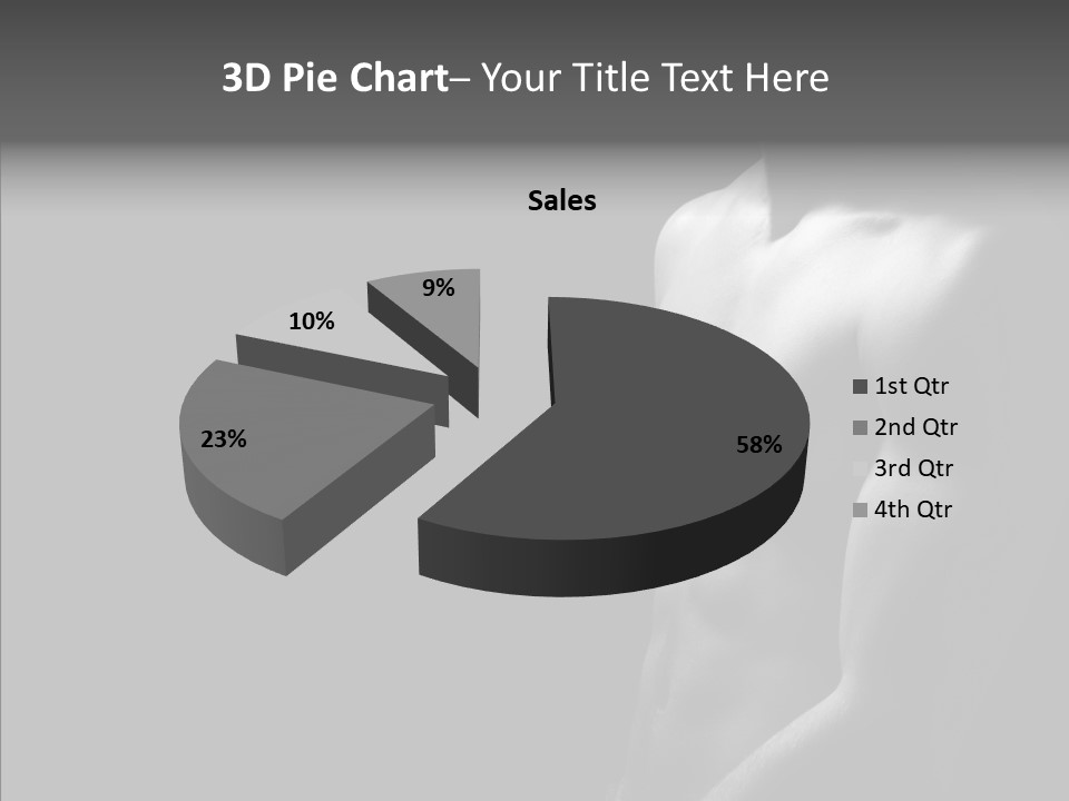 Flex Shoulders Male PowerPoint Template