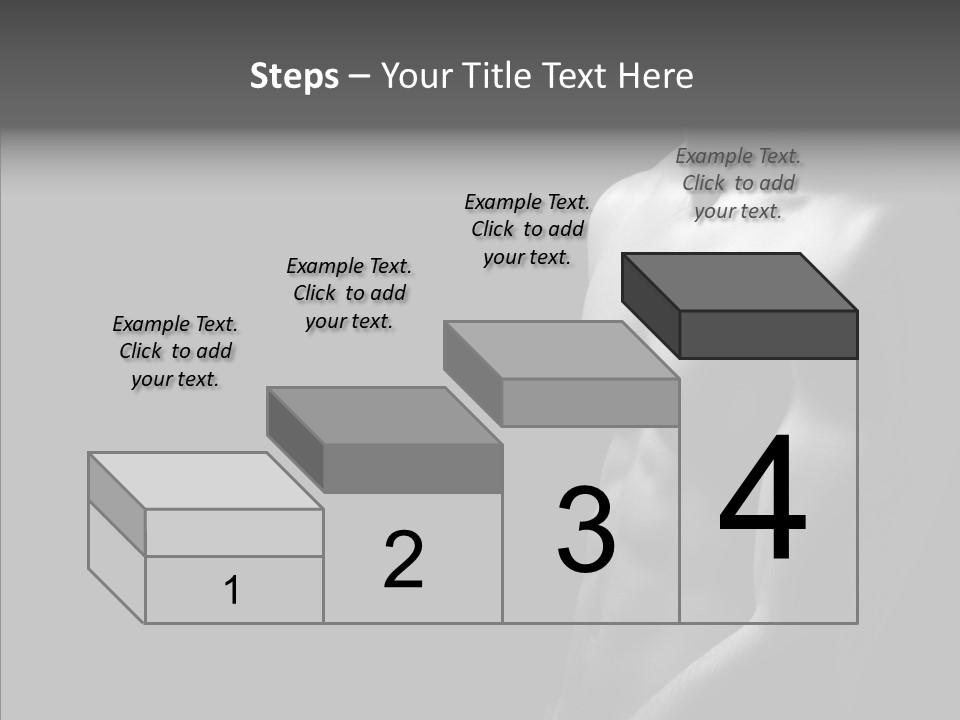 Flex Shoulders Male PowerPoint Template