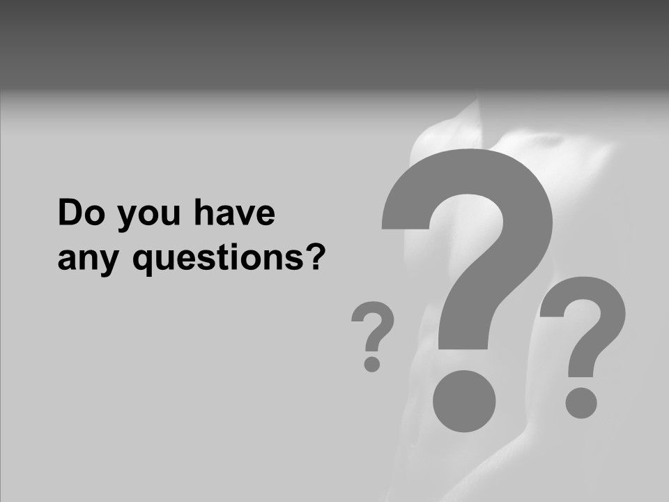 Flex Shoulders Male PowerPoint Template