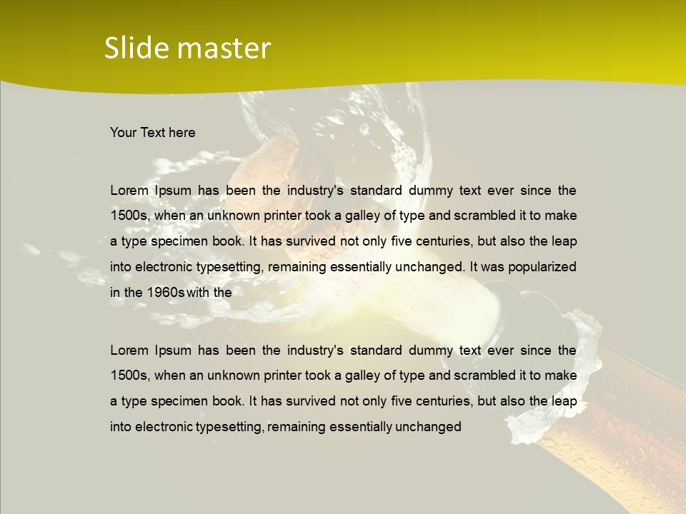 Motion Popping Single PowerPoint Template