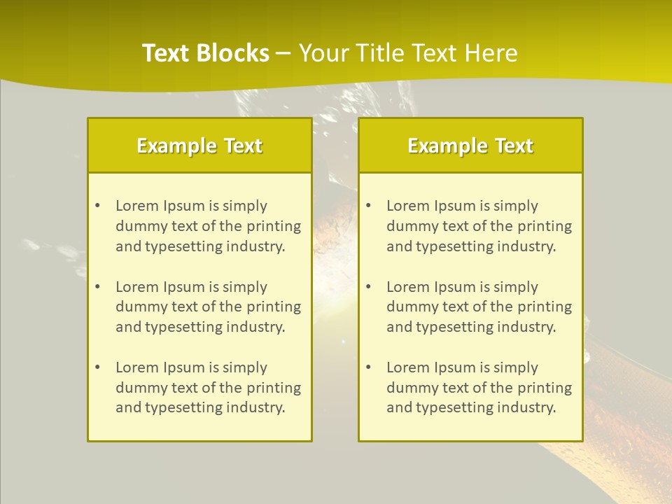 Motion Popping Single PowerPoint Template