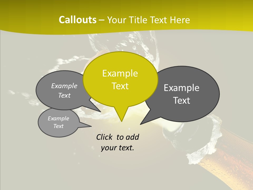 Motion Popping Single PowerPoint Template