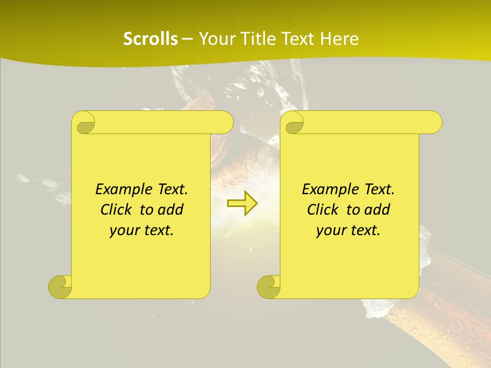 Motion Popping Single PowerPoint Template