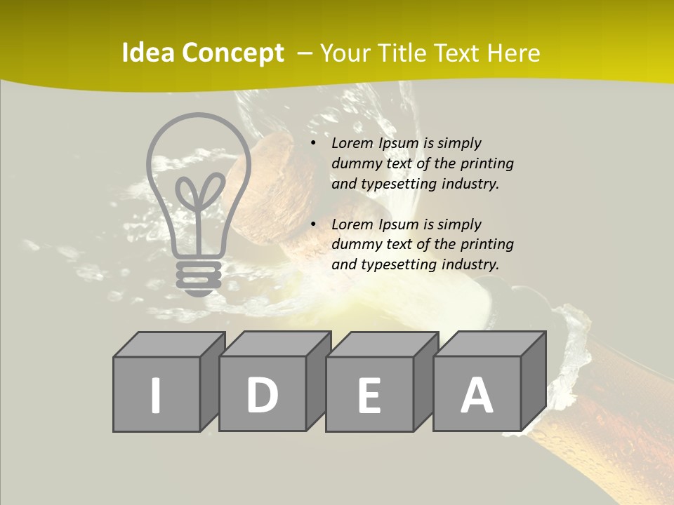 Motion Popping Single PowerPoint Template