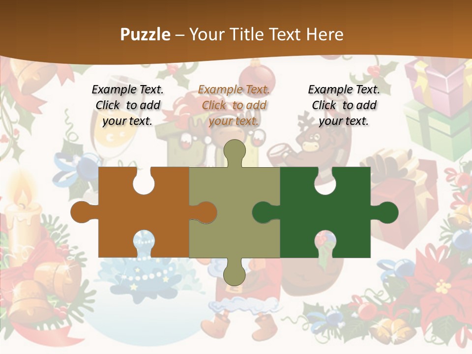 Red Design Gift PowerPoint Template