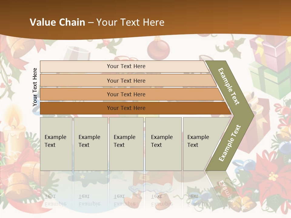 Red Design Gift PowerPoint Template