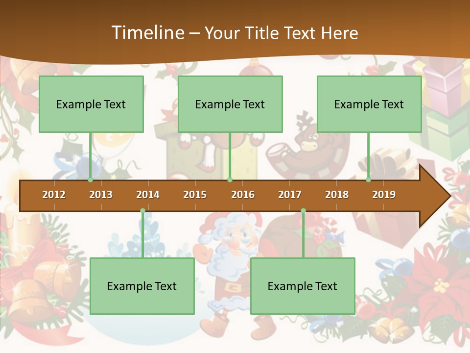 Red Design Gift PowerPoint Template