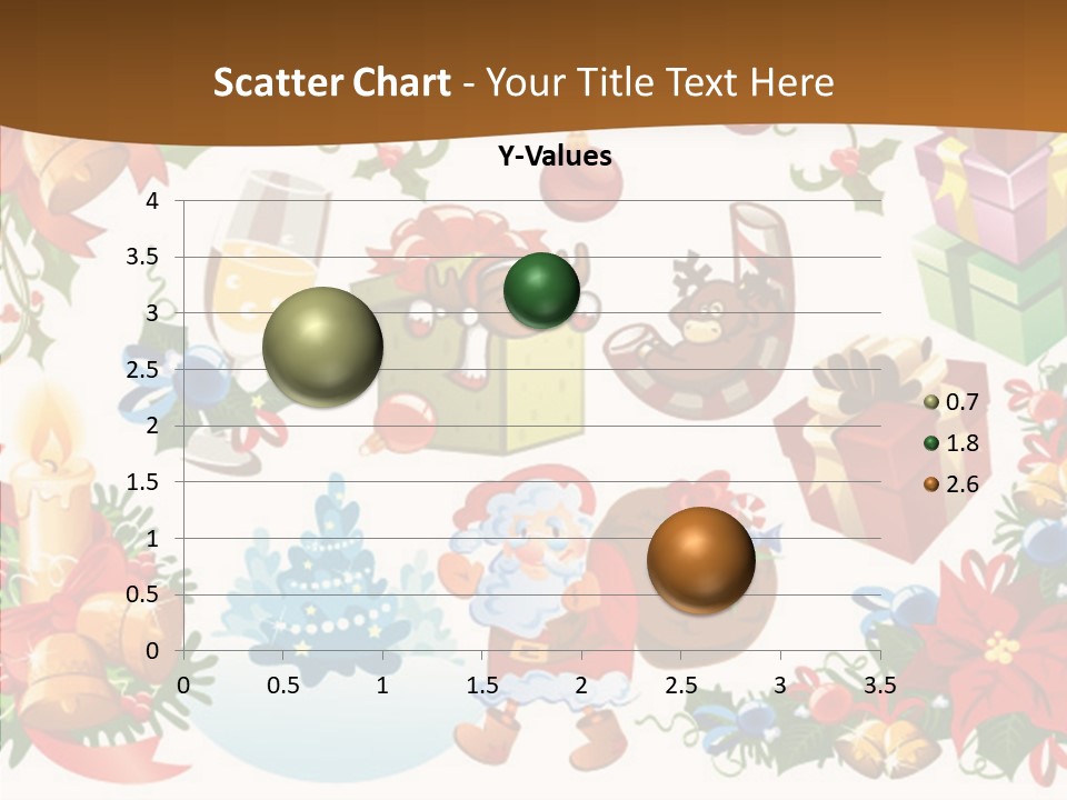 Red Design Gift PowerPoint Template