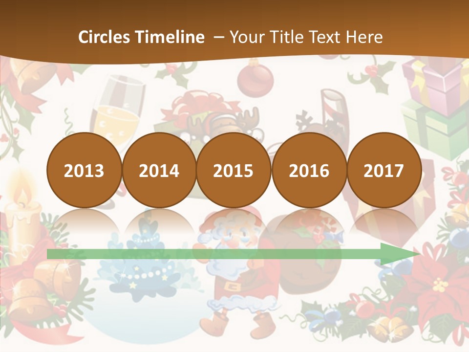 Red Design Gift PowerPoint Template