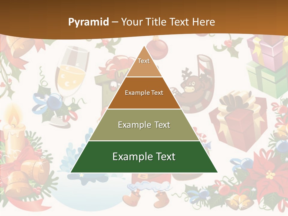 Red Design Gift PowerPoint Template