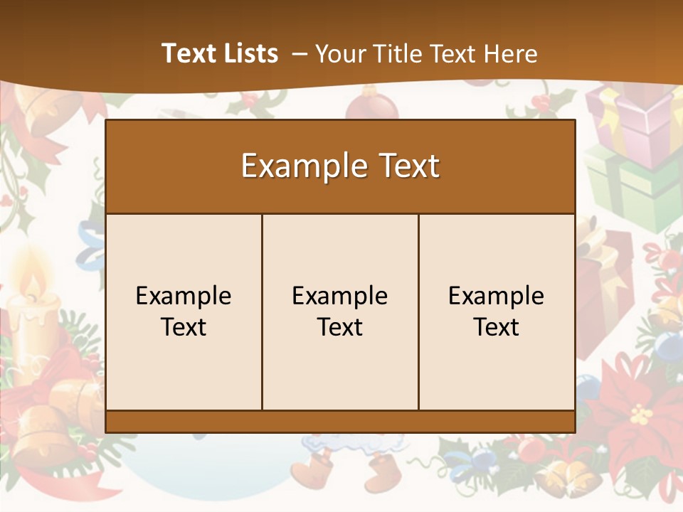 Red Design Gift PowerPoint Template