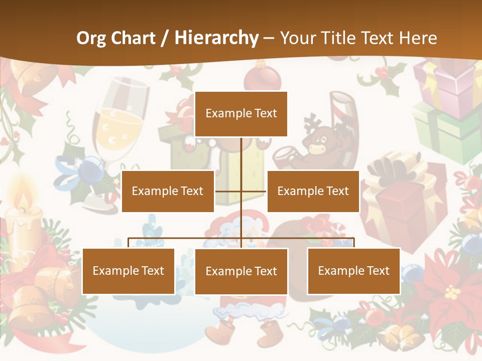 Red Design Gift PowerPoint Template