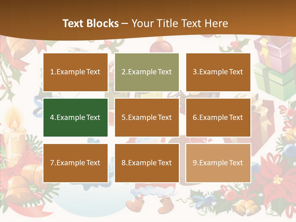 Red Design Gift PowerPoint Template