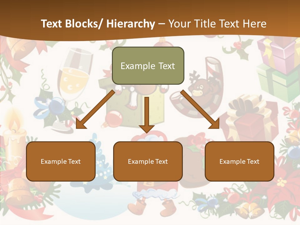 Red Design Gift PowerPoint Template