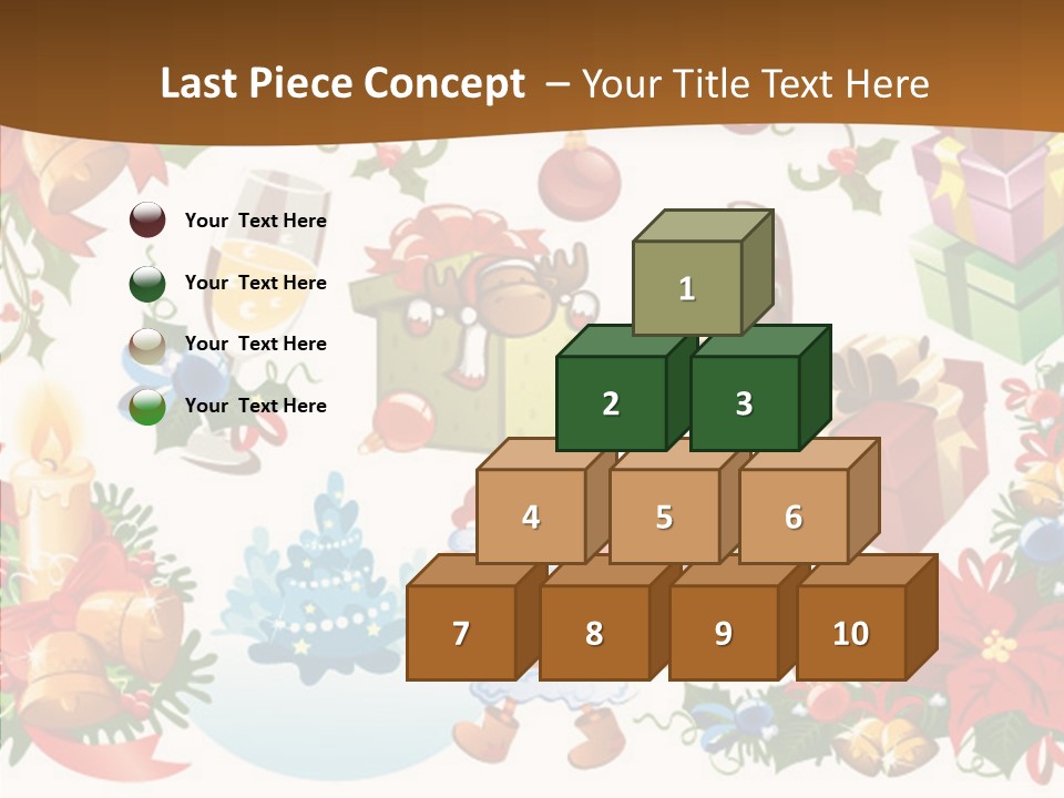 Red Design Gift PowerPoint Template