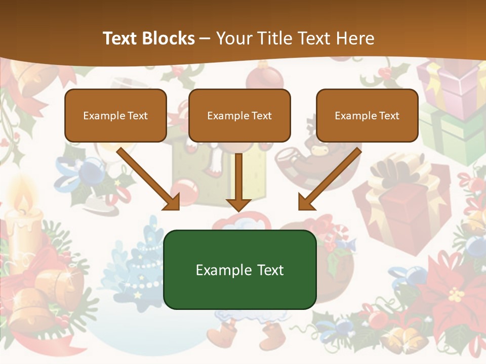 Red Design Gift PowerPoint Template