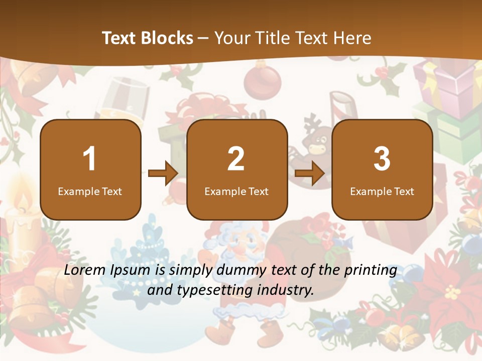 Red Design Gift PowerPoint Template