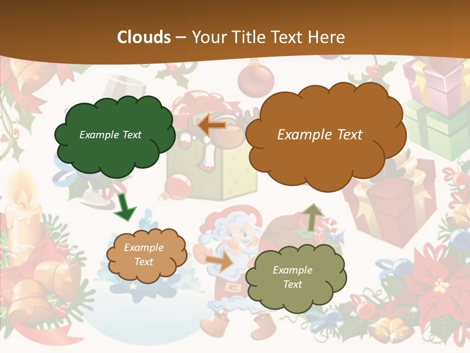 Red Design Gift PowerPoint Template