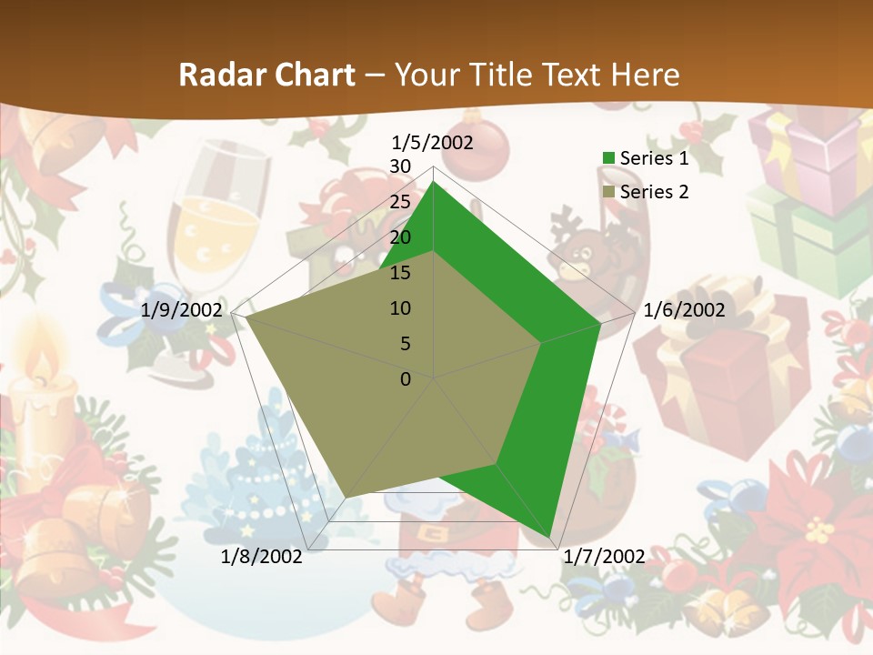 Red Design Gift PowerPoint Template