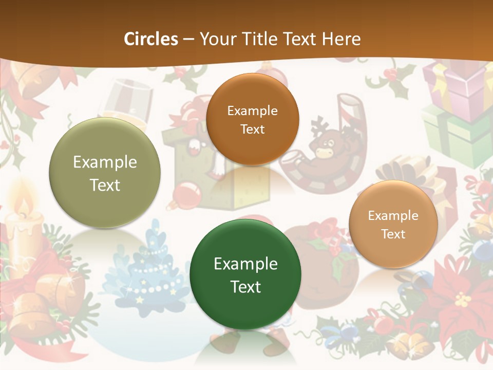 Red Design Gift PowerPoint Template