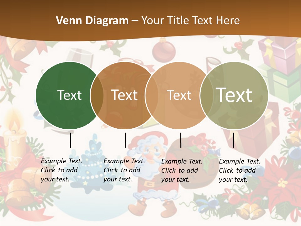 Red Design Gift PowerPoint Template