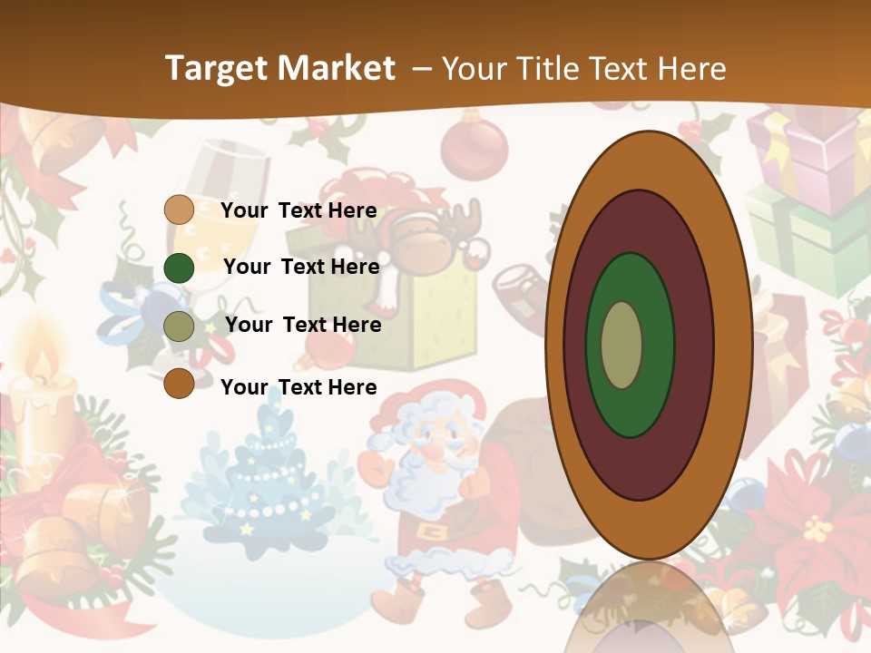 Red Design Gift PowerPoint Template