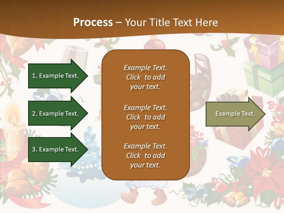 Red Design Gift PowerPoint Template